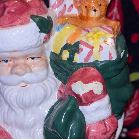VINTAGE DOWN THE CHIMNEY SANTA JAR - Picture 5 of 5